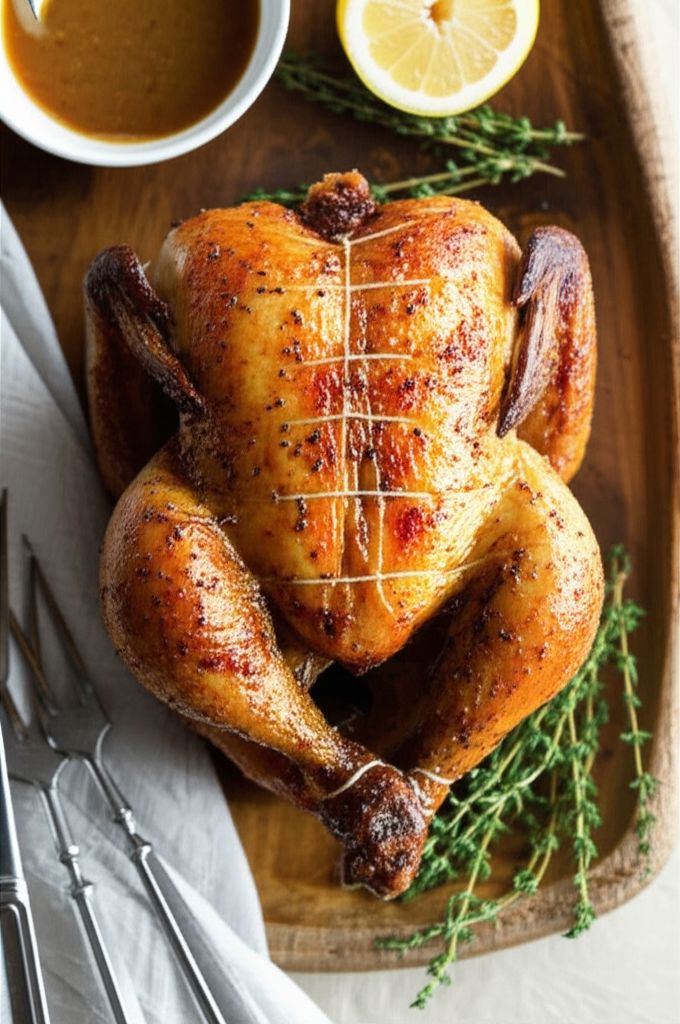 Chef John's Salt Roasted Chicken