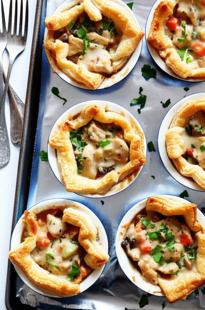 Chicken à la King Pot Pies