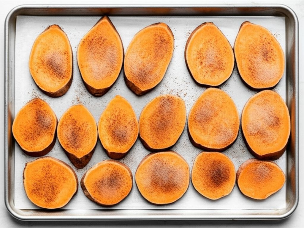 Cinnamon Sweet Potato Slices