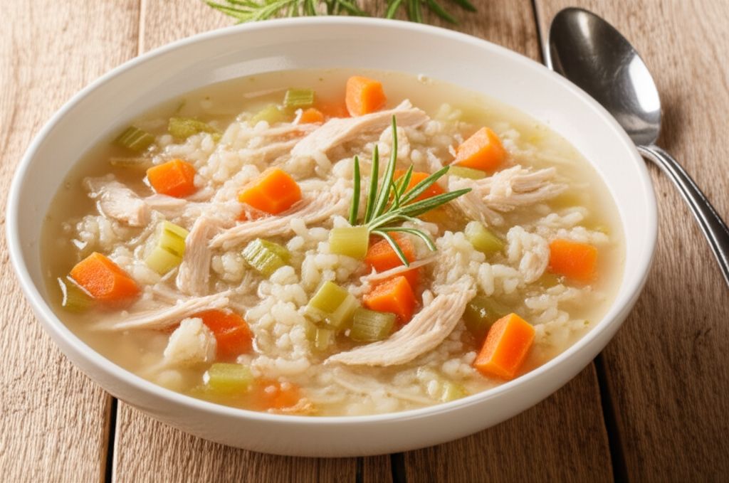 Classic Turkey and Rice Soup