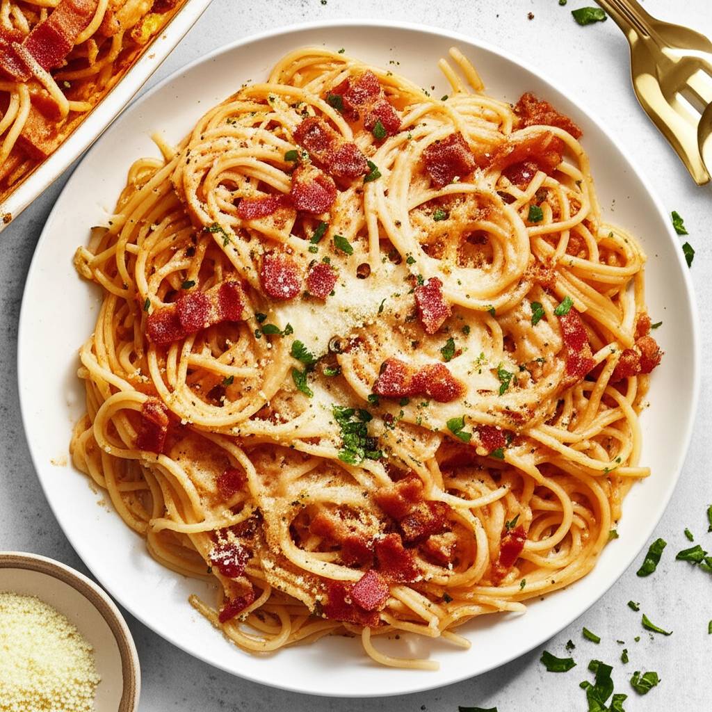 Creamy Bacon Pasta Bake