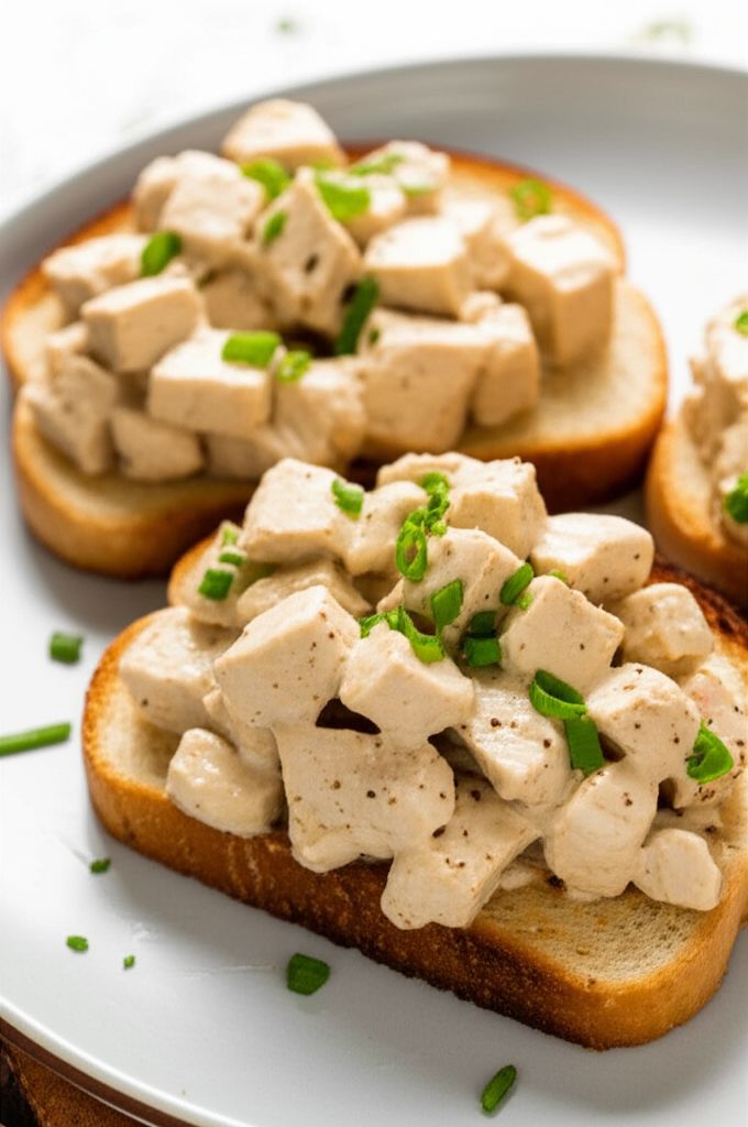 Creamy Chicken Toast