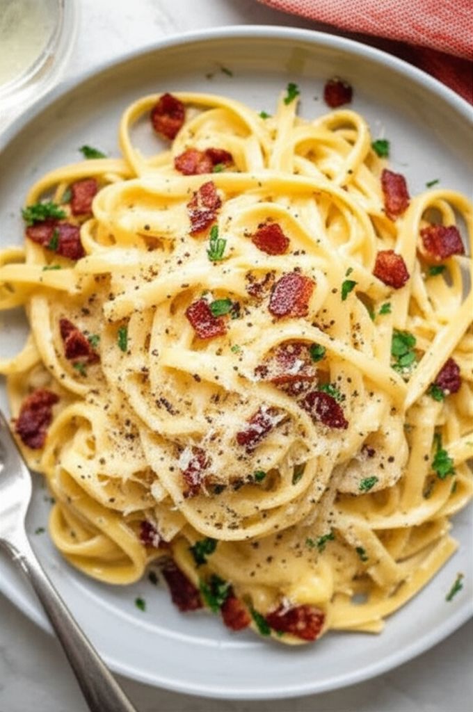 Creamy Pasta Carbonara