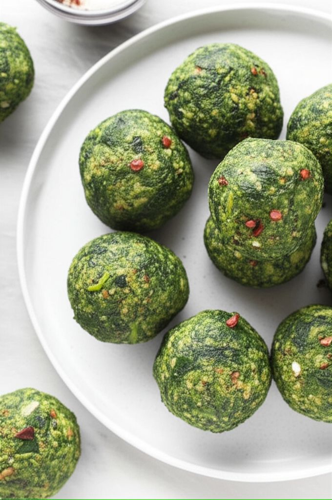 Delicious Herbed Spinach and Kale Balls