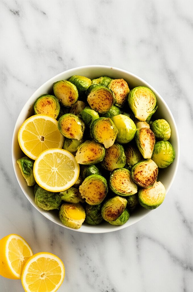 Duck Fat-Roasted Brussels Sprouts