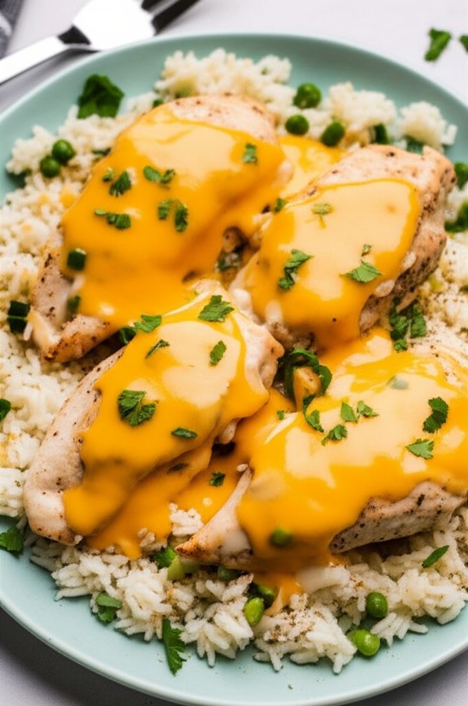 Easy Cheesy Chicken and Rice