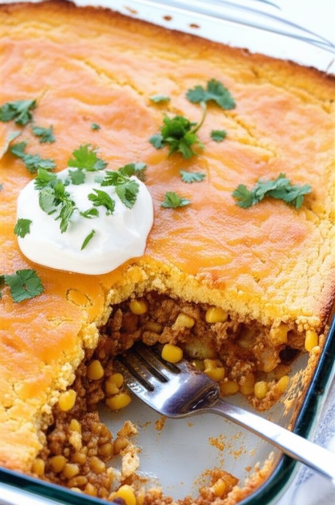 Easy Chicken Tamale Pie