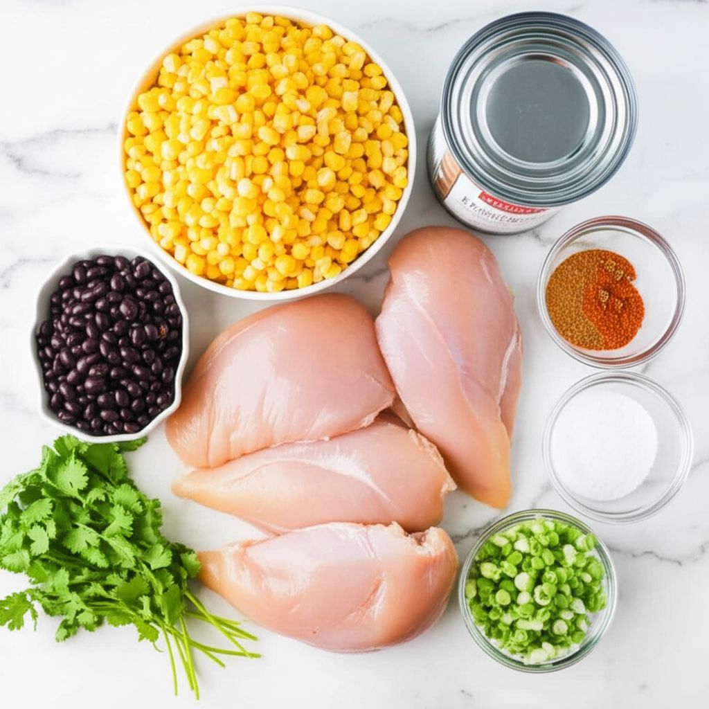Easy Slow Cooker Santa Fe Chicken