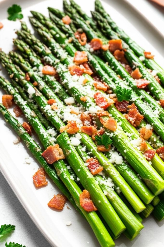 Fried Asparagus with Bacon