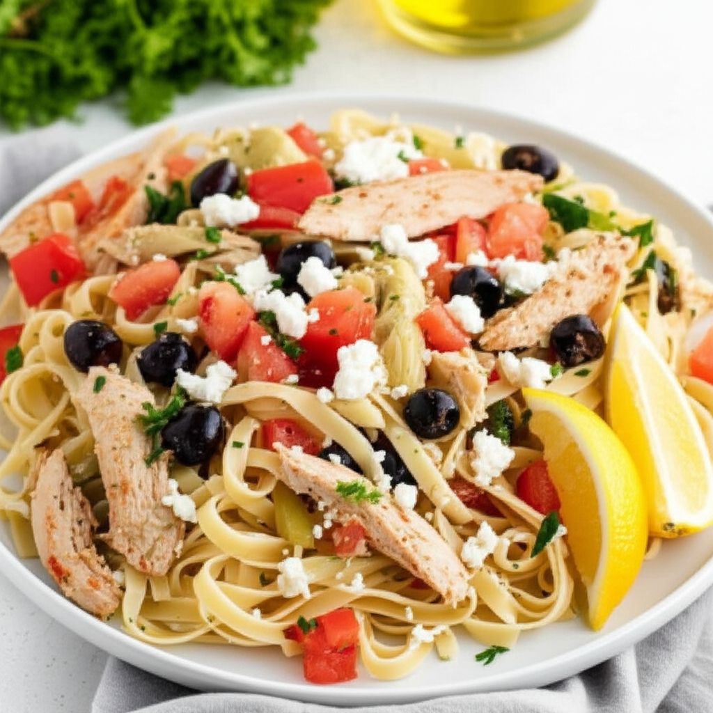 Greek Chicken Pasta