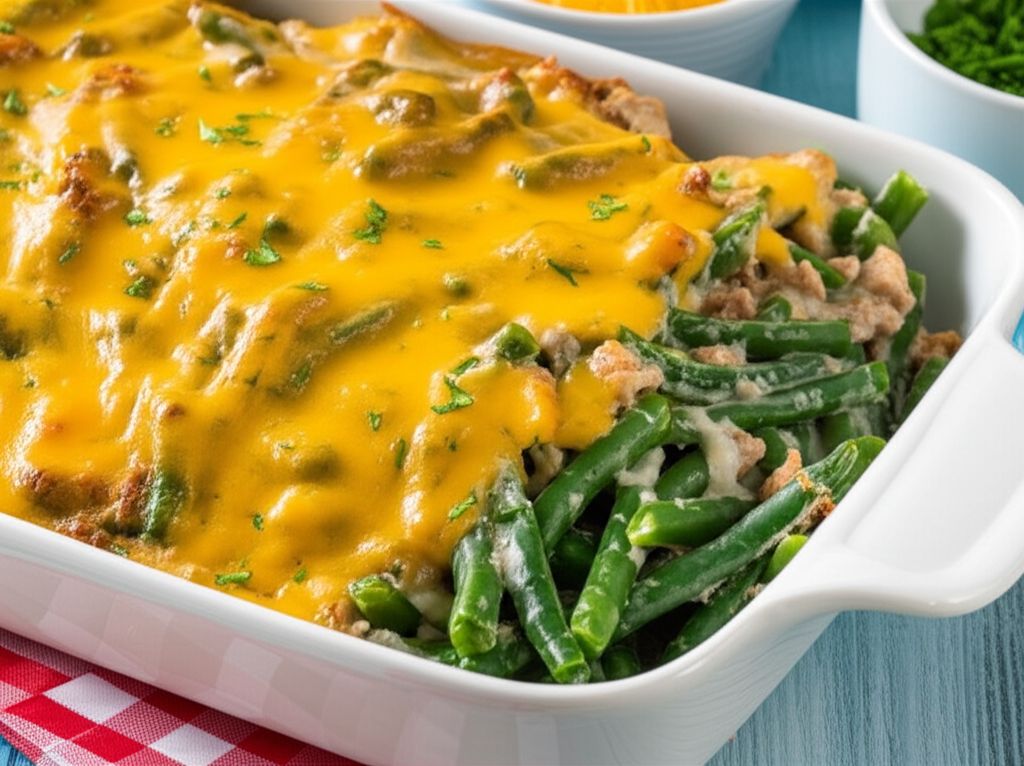 Green Bean Casserole with Cheese