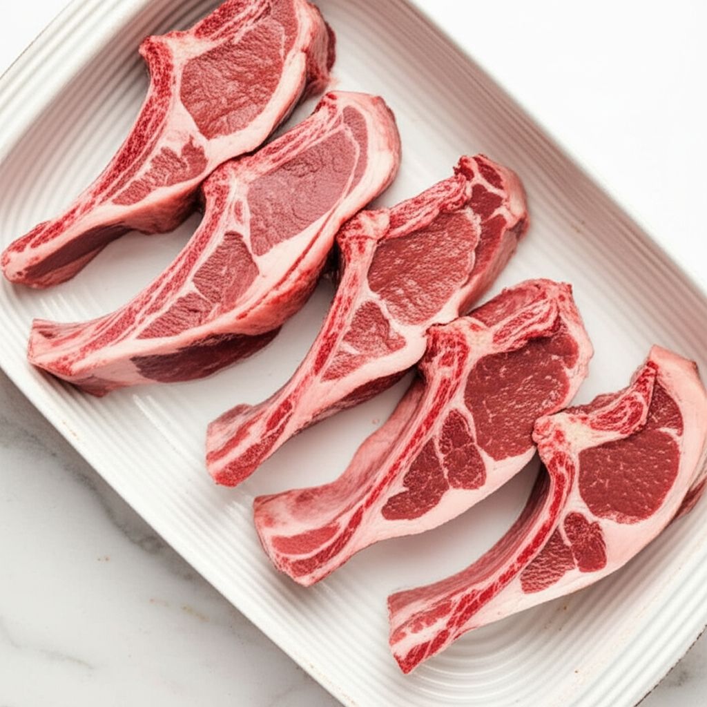 Grilled Leg of Lamb Steaks