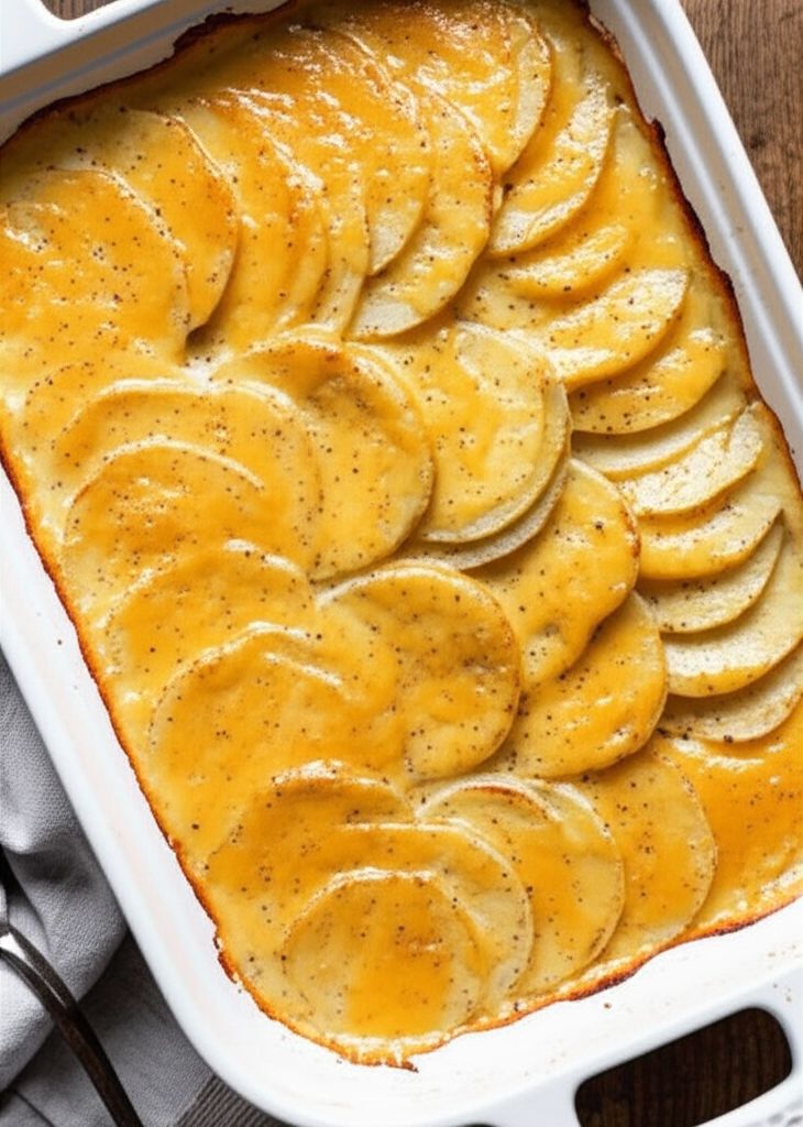 Healthier Creamy Au Gratin Potatoes