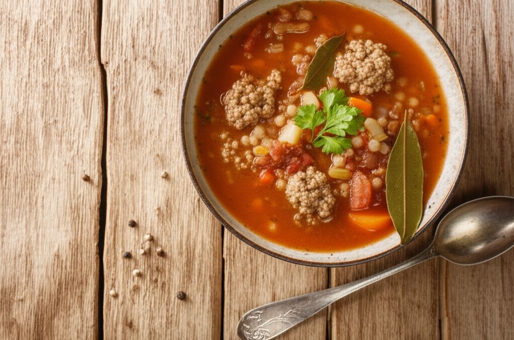 Hearty Hamburger Soup