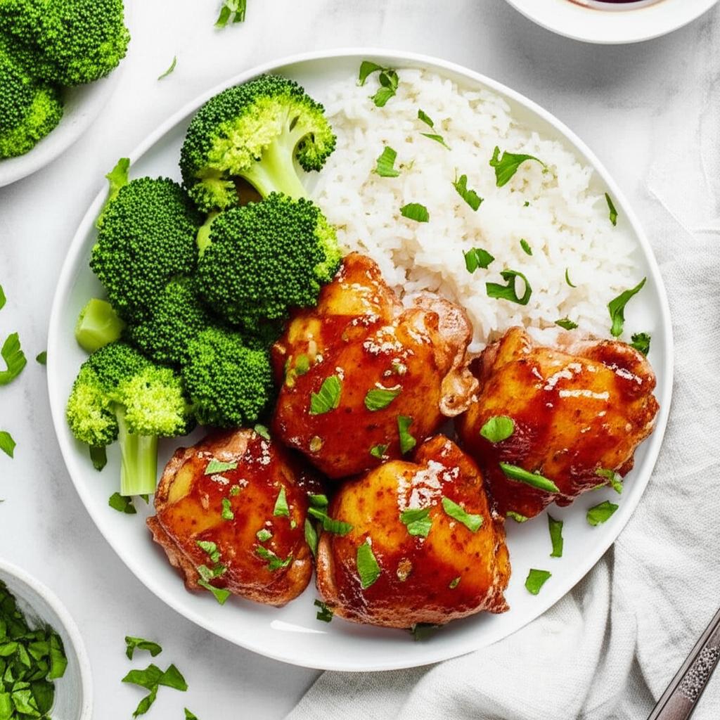 Honey-Garlic Chicken Thighs