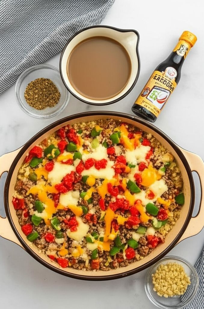 Keto Stuffed Pepper Casserole
