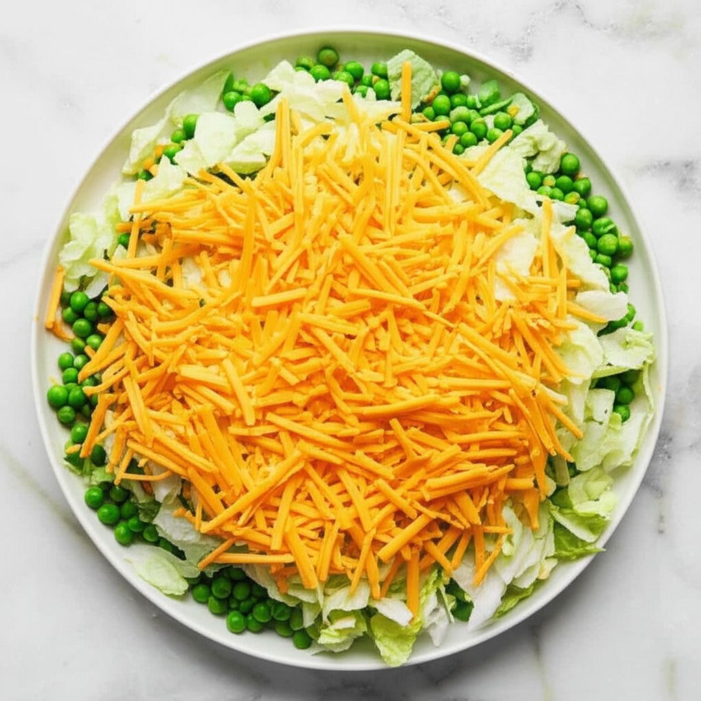 Layered Pea Salad