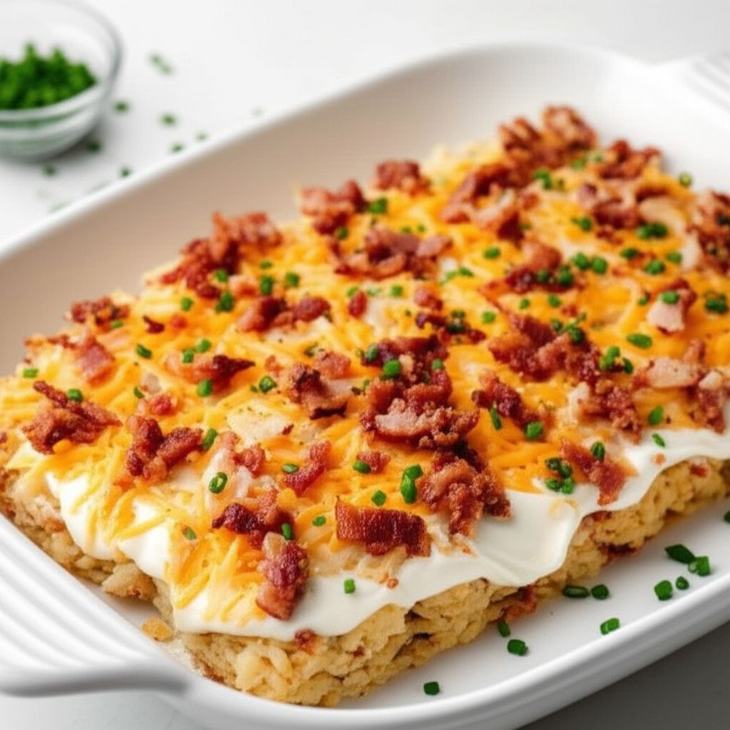 Loaded Hash Brown Potato Casserole