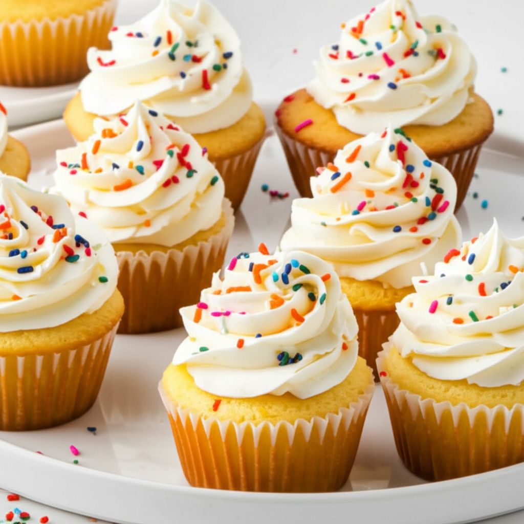 Mini Vanilla Cupcakes