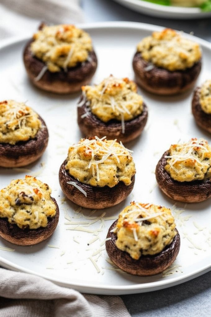 Mouth-Watering Stuffed Mushrooms
