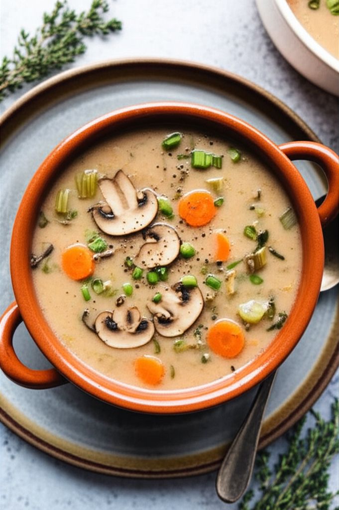 Mushroom Soup Without Cream