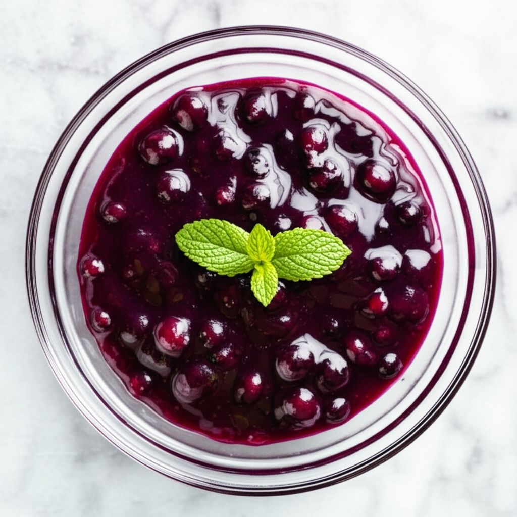 Nana's Blueberry Ice Cream Sauce