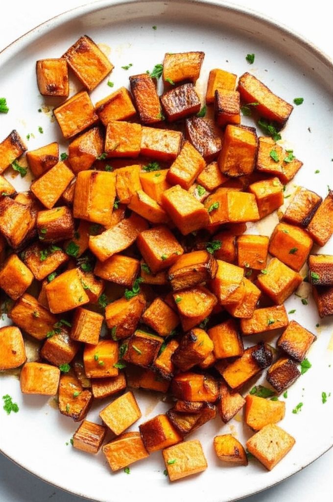 Onion Roasted Sweet Potatoes