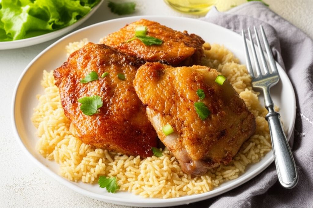 Oven-"Fried" Chicken Thighs