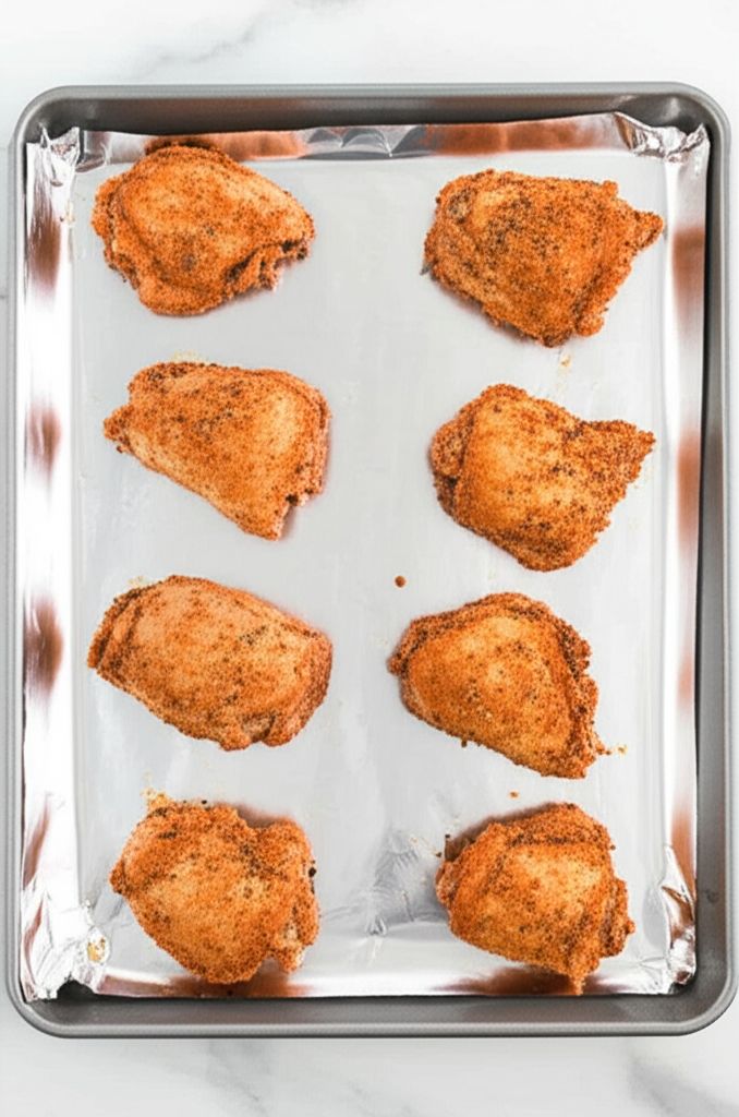 Parmesan-Crusted Chicken Thighs