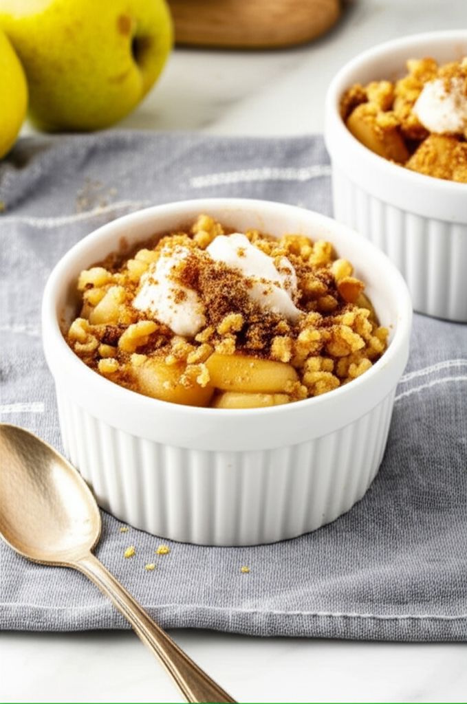 Pear Crisp for Two