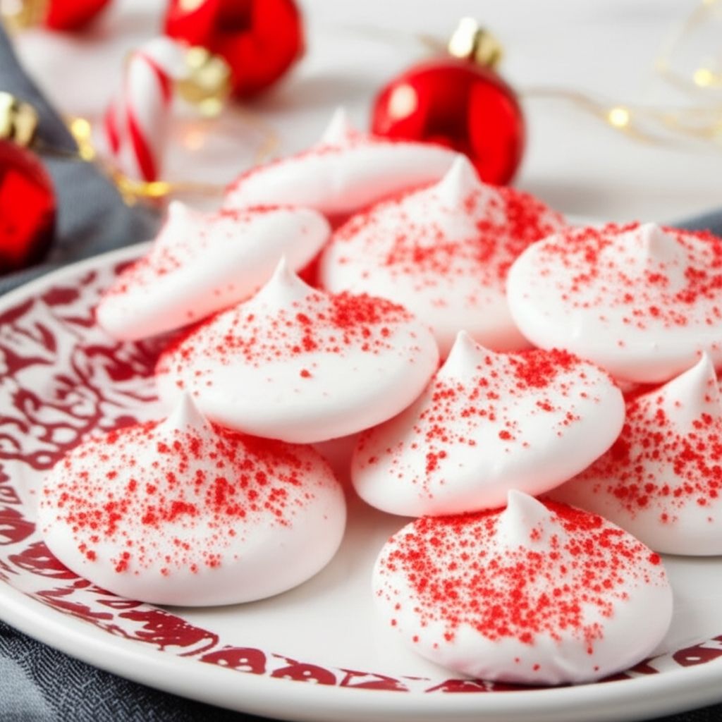 Peppermint Meringues