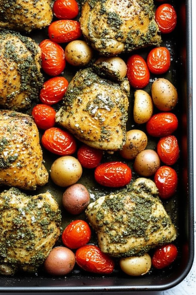 Pesto Chicken Bake