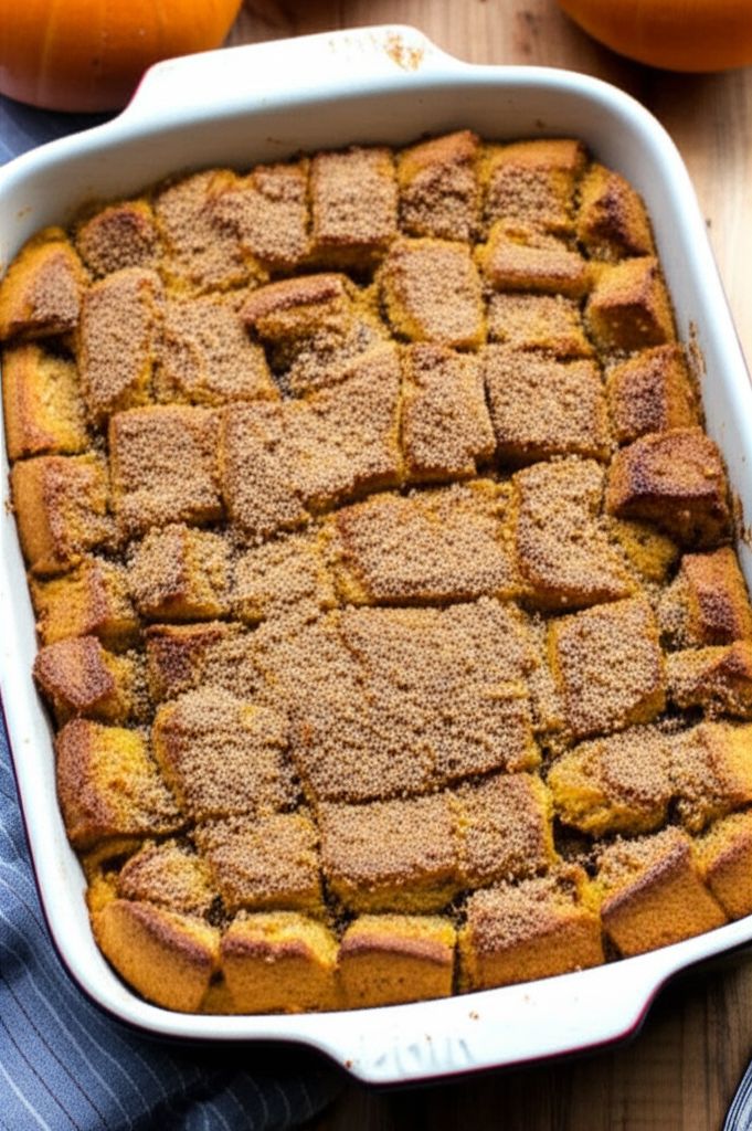 Pumpkin French Toast Bake