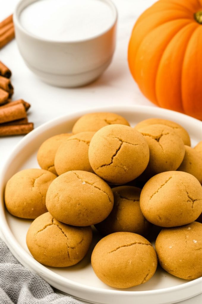 Pumpkin Spice Soft Sugar Cookies