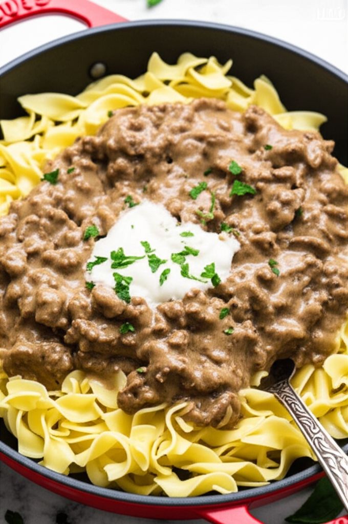 Quick and Easy Hamburger Stroganoff
