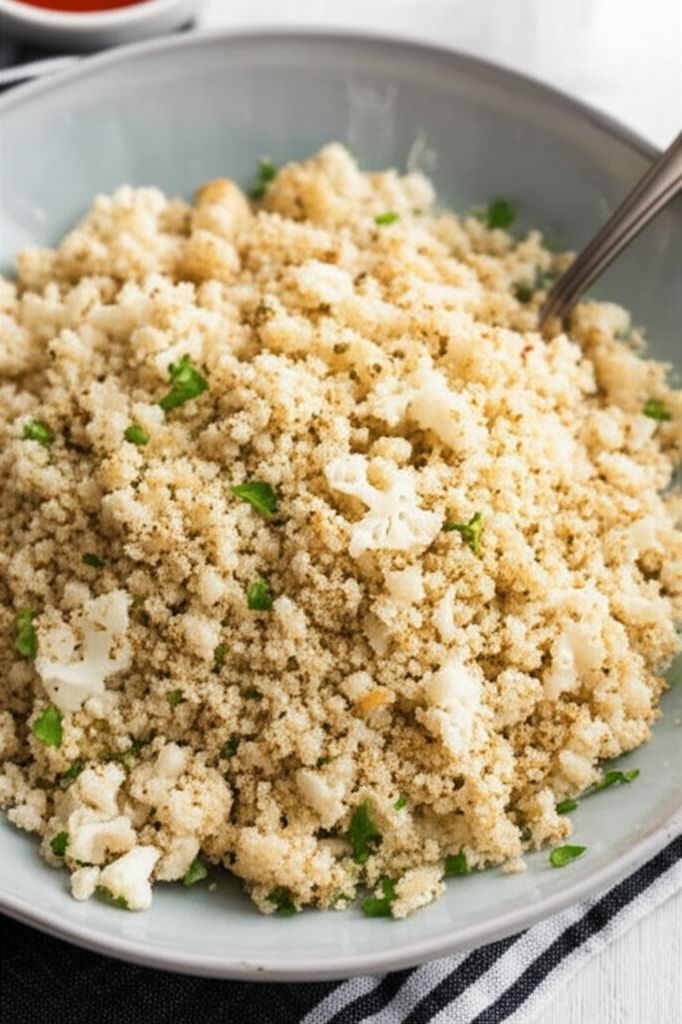 Roasted Cauliflower "Rice"