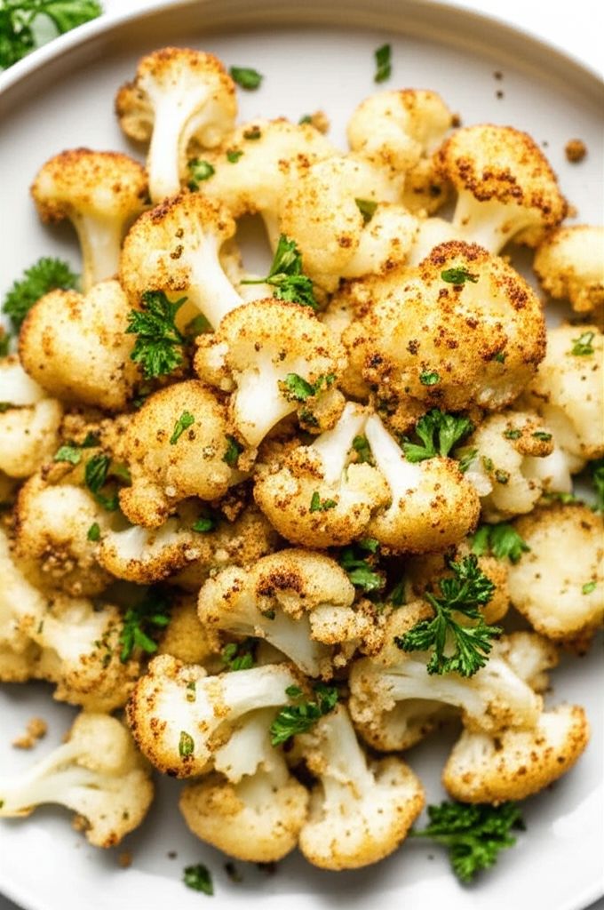 Roasted Garlic Cauliflower