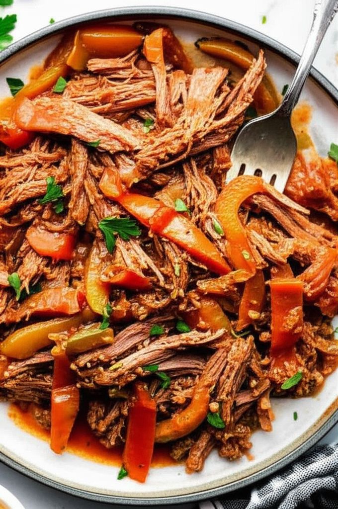 Ropa Vieja in a Slow Cooker