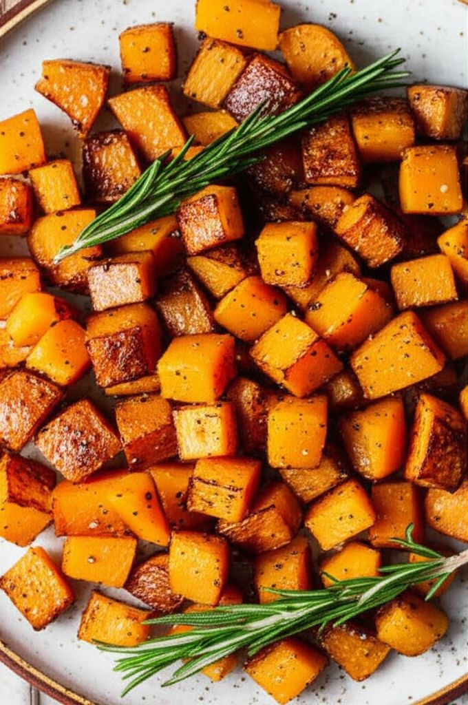Rosemary Roasted Butternut Squash