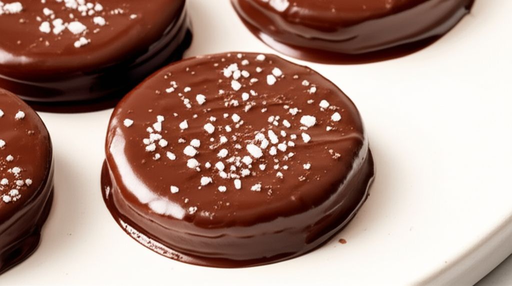 Salted Caramel Ritz Cookies