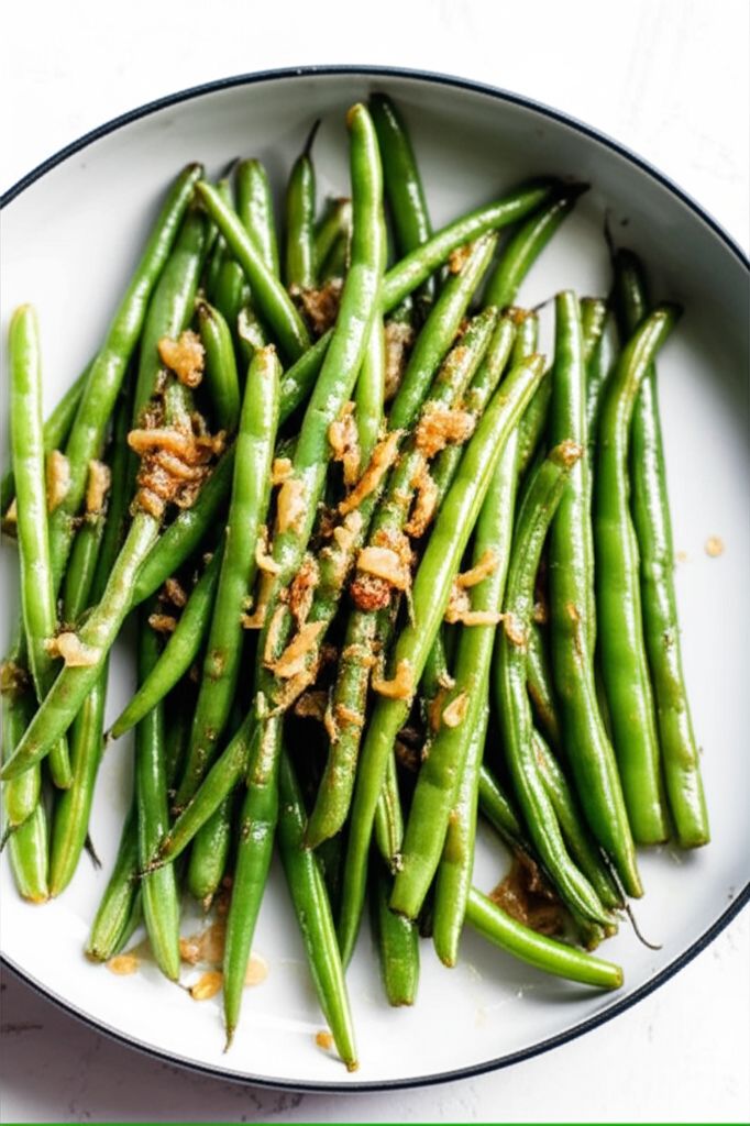 Sautéed Green Beans with Onion