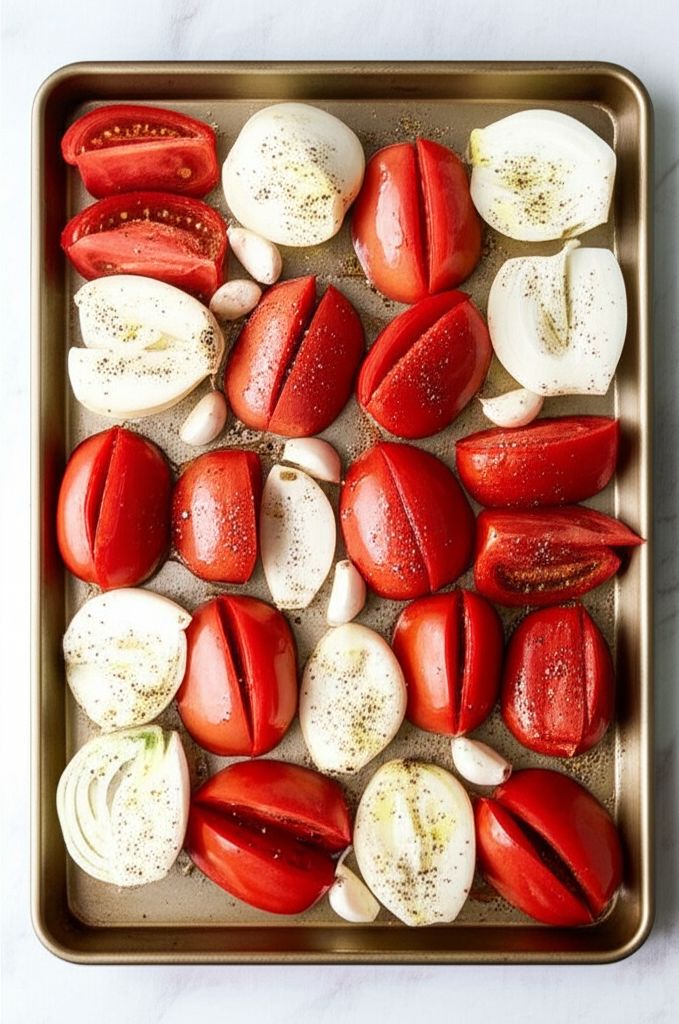 Sheet Pan Tomato Soup