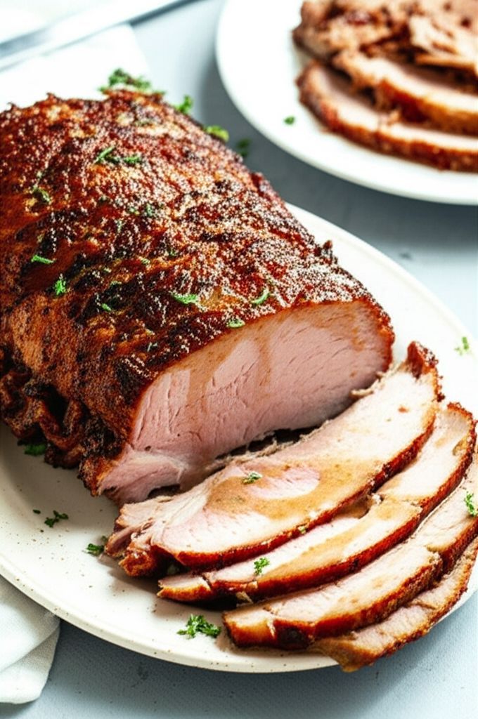 Slow Cooker Parmesan Honey Pork Roast