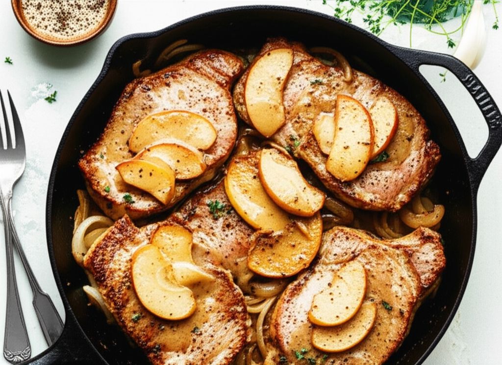 Somerset Pork with Cream and Apples