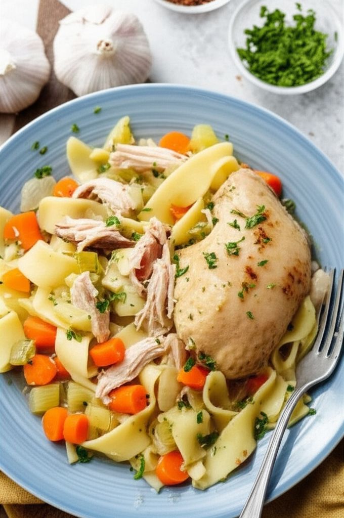 Spaetzle and Chicken Soup