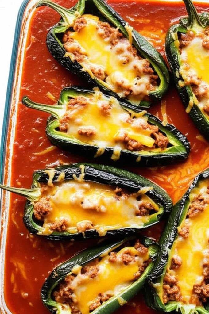 Stuffed Poblano Peppers