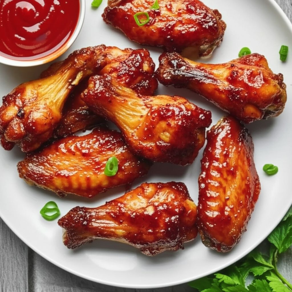 Sweet Hot Mustard Chicken Wings