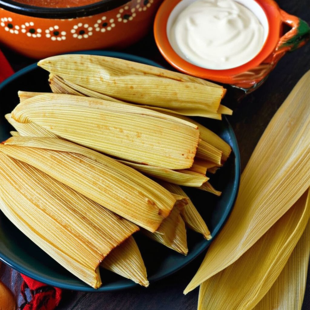 Tamales de Puerco (Red Pork Tamales)