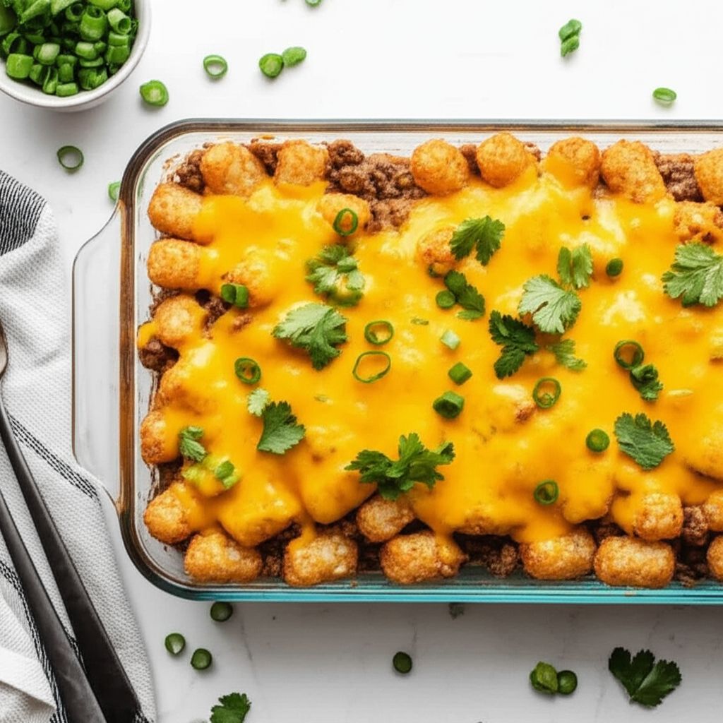Tater Tot Taco Casserole