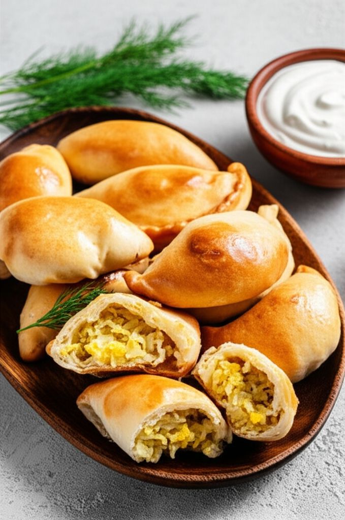 Traditional Russian Pirozhki